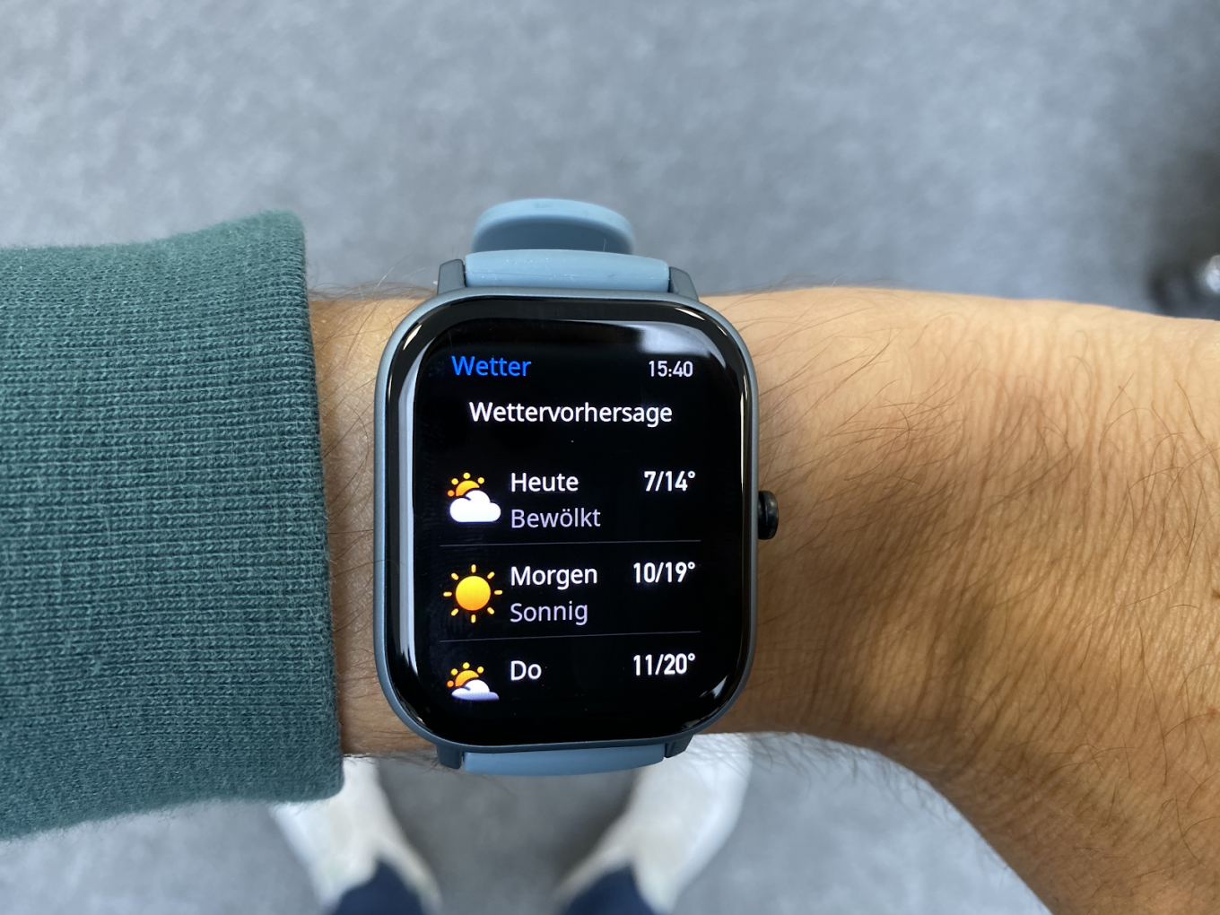 Часы AmazFit GTS Blue