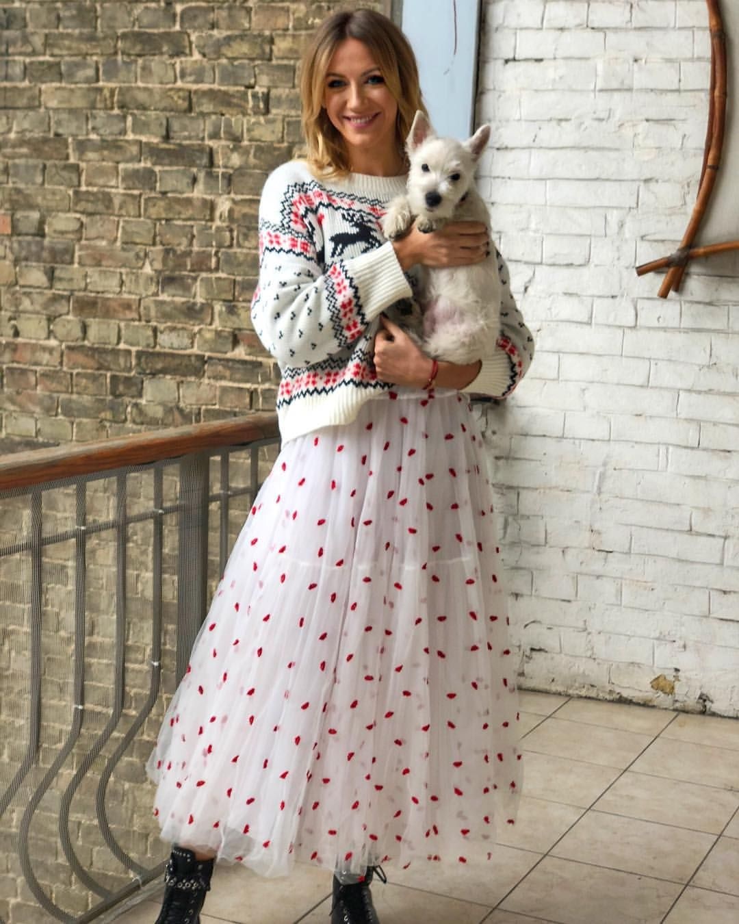 Леся Никитюк со своим питомцем