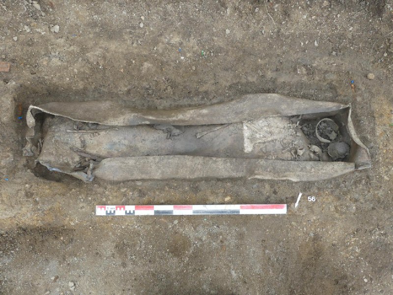 Археологи нашли таинственный свинцовый саркофаг на месте древнеримского города