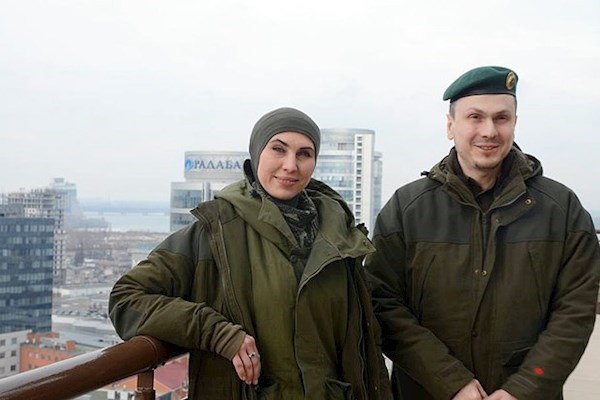 Амина Окуева и Адам Осмаев