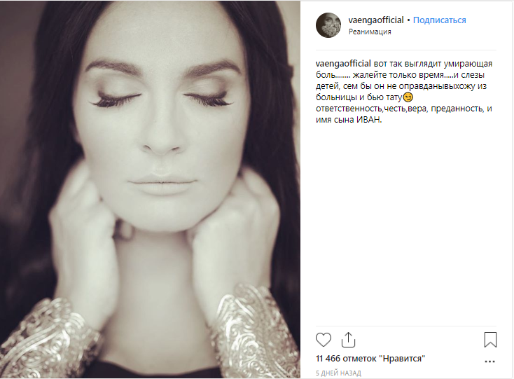 Скрин Елена Ваенга