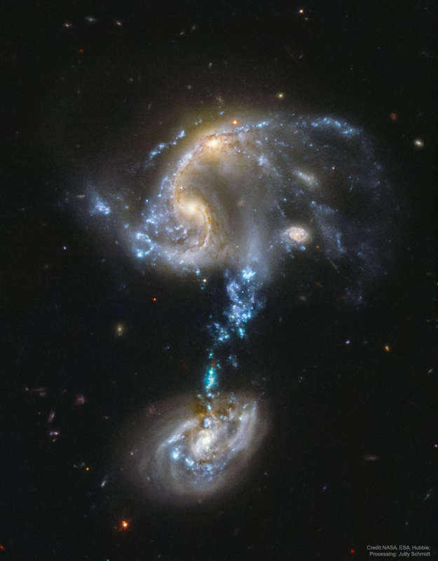 Группа взаимодействующих галактик Арп 194 