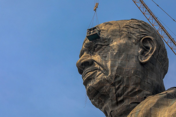 Статую установили в честь Валлабхаи Пателя