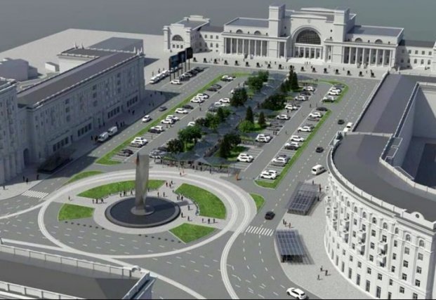 На привокзальной площади Днепра готовится долгострой: сначала её будут ...