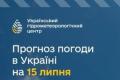 Прогноз погоди в Україні на 15 липня: стабілізація, але з дощами та грозами