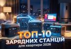 ТОП-10 зарядних станцій для квартири у 2026 році: від бюджетних до преміум