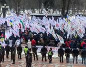 В Киеве под Радой митингуют ФОПы (видео)