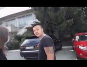 В Киеве водитель нервно отреагировал на замечание велосипедиста (видео)