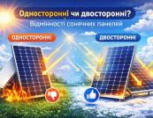 Односторонні чи двосторонні: експерт наочно пояснив ключові відмінності сонячних панелей для початківців