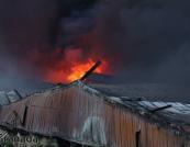 В Испании масштабный пожар. Второй день горят склады с хамоном (видео)