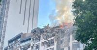 Атака на Київ: у 9-поверхівці знесло кілька поверхів, а в дитсадку - вирва у 7 метрів (відео)