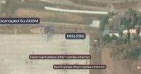 Супутниковий знімок показав можливі пошкодження російського Су-30СМ в Анапі