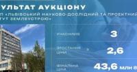 Фонд держмайна продав Львівський інститут землеустрою за майже 43,6 млн грн