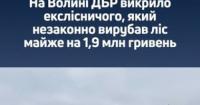 Екслісничого підозрюють у незаконній вирубці лісу на Волині на 1,9 мільйона гривень