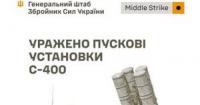 Українські сили уразили російські С-400, бази БпЛА та склади на території РФ та окупованих територій