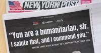 Ostap Yarysh: американські організації розмістили рекламу у New York Post щодо війни в Україні