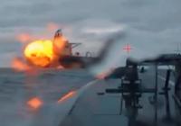 Україна атакувала танкер РФ у Чорному морі: відео моменту