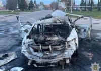 Дрон знищив авто поліції під Сумами, є важкопоранені (фото)