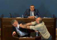 Масова бійка сталась в парламенті Грузії при розгляді закону "про іноагентів" (відео)