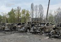 Масована атака на Київ: вигоріло 60 авто, загинули двоє охоронців (відео)