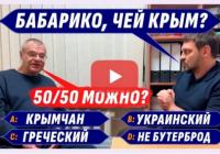 "Слимаки, обісрані від страху": Бабарико не знає, чий Крим, хто на кого напав і за "русскій язик" (відео)
