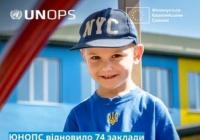 ЄС та ЮНОПС відновили 74 заклади освіти в Україні, пошкоджені війною
