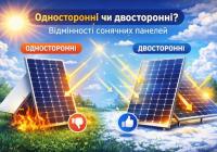 Односторонні чи двосторонні: експерт наочно пояснив ключові відмінності сонячних панелей для початківців