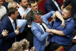 Самые известные драки украинских политиков-2016 (видео)
