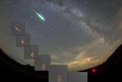 Болид потока Персеид в Парке Темного Неба