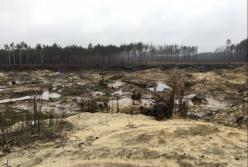 Как МВД крышует нелегальную добычу янтаря под Олевском