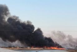 Росіяни випалюють ліси на заповідній Кінбурнській косі: море вздовж узбережжя вкрито попелом і згорілою корою дерев (відео)