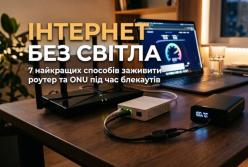 Безперебійне живлення роутера та оптоволокна (GPON/ONU) під час блекаутів у 2026 році: ТОП Mini-UPS, кабелі-перехідники та чесний розрахунок часу роботи