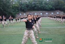 Детский военный лагерь в Китае