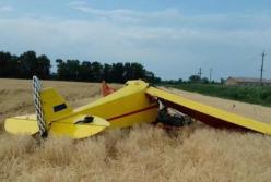 На Полтавщине упал самолет: есть погибший и раненый (фото)