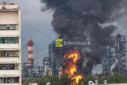 Дрони атакували Москву, горить найбільший НПЗ міста за 15 км від Кремля: відео моменту удару 