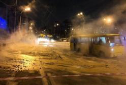 В Киеве кипятком затопило крупнейший ТРЦ Ocean Plaza (видео)