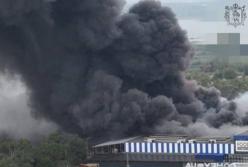 Росіяни спалили останній працюючий "Епіцентр" у Запоріжжі (відео)