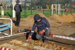 В школе под Одессой обнаружили крупный арсенал снарядов (фото)