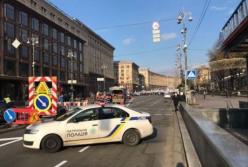 В Киеве перекрыли центральную улицу из-за акции протеста
