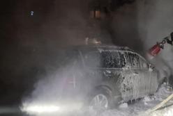 В Киеве подожгли автомобиль журналиста (фото)