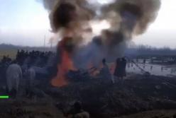 В Индии ВВС сбили свой вертолет (видео)