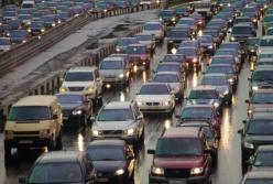 Киев сковали пробки (карта) 