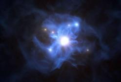 Ученые обнаружили галактики, которые попали в «паутину» сверхмассивной черной дыры