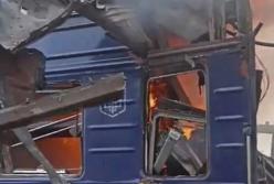"Дякувати Богові людей встигли укрити": нові подробиці та відео щодо новини про атаку на поїзд на Чернігівщині