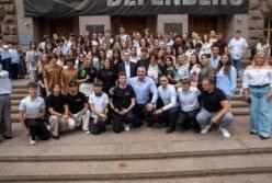 Віталій Кличко взяв участь у церемонії вшанування 36-ї річниці підняття прапора України в Києві