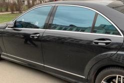 В центре Киева расстреляли автомобиль (фото)