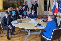 Появилось видео первой встречи Зеленского с Путиным