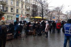 В центре Киева напали на журналиста (видео)