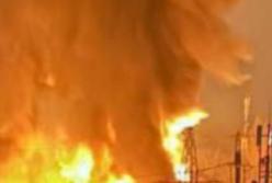 100% Одеси/області – без світла, зник звʼязок та інтернет, палає одна з підстанцій (фото)