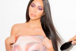 Ким Кардашьян удивила платьем с собственным лицом (фото)